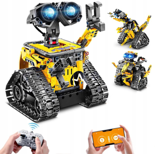 PROGRAMOVATEĽNÝ ROBOT VEĽKÝ 520ks APP STAVEBNÁ SADA A DIAĽKOVÉ OVLÁDANIE